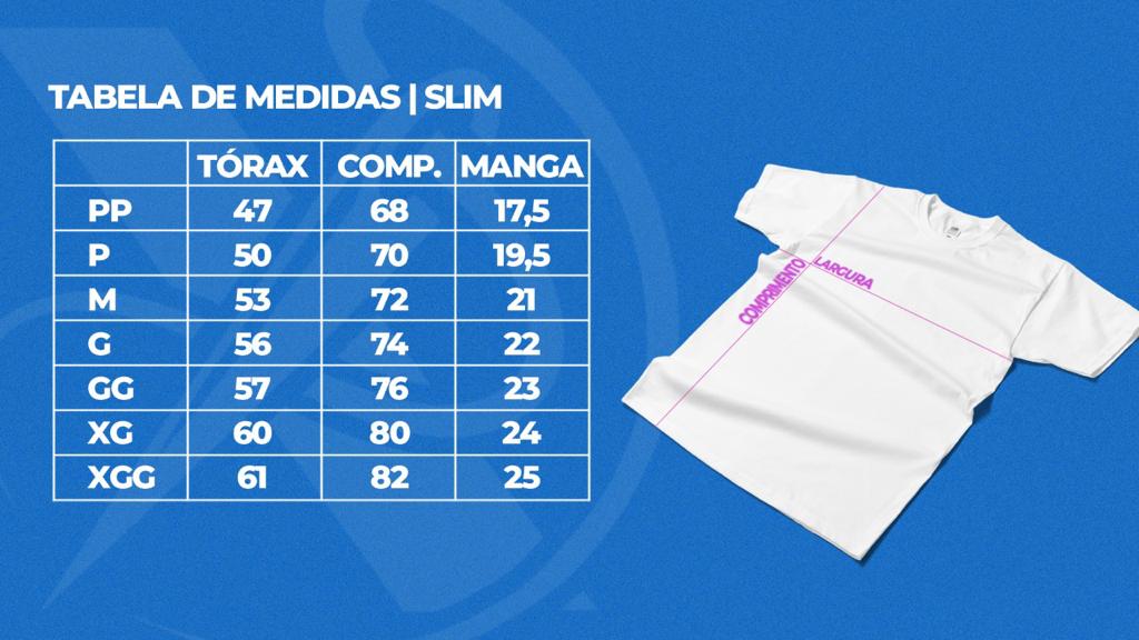 TABELA DE MEDIDAS